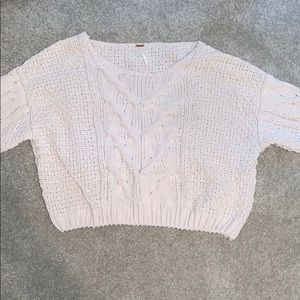 free people soft chunky knit sweater